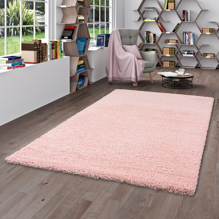 Actual product image Pergamon High Pile Long Pile Shaggy Carpet Luxury (200 x 200 cm)