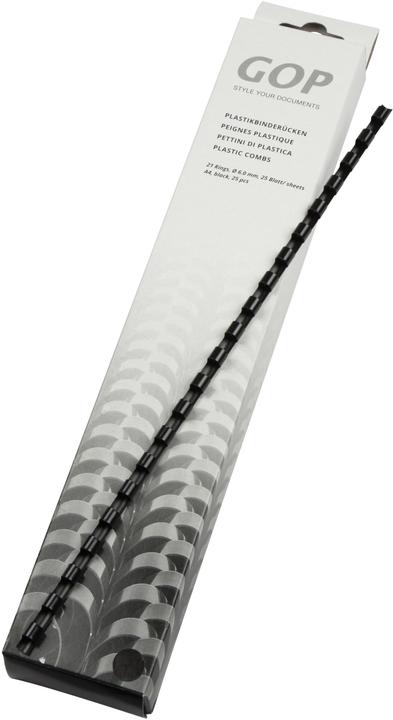 Produktbild GOP Plastikbinderücken A4 6 mm