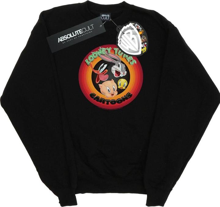 Actual product image Looney Tunes Mens Cartoons Circle Sweatshirt (5XL)