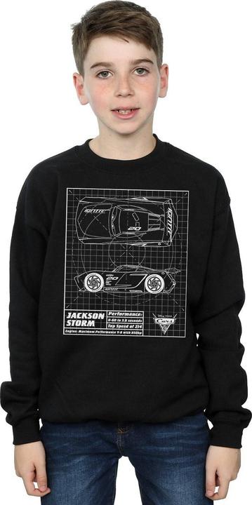 Image du produit Disney - Sweat CARS JACKSON STORM BLUEPRINT - Garçon (116)