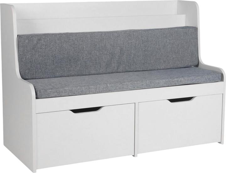 Relaxdays Kinderbank mit 2 Schubladen