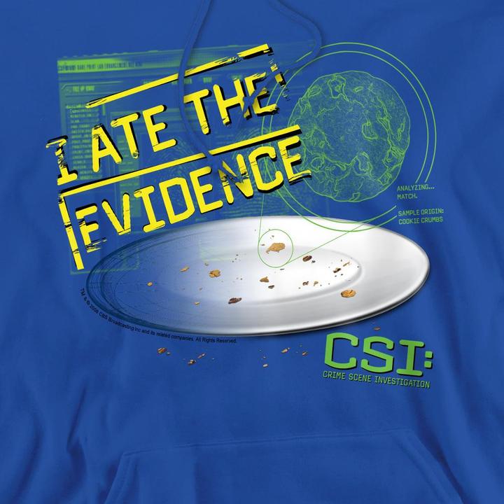 Produktbild Csi: NY I Ate the Evidence Kapuzenpullover (S)