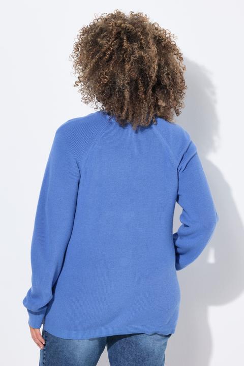 Produktbild Ulla Popken Strickjacke, Knöpfe, V-Ausschnitt, Langarm (46, 48)