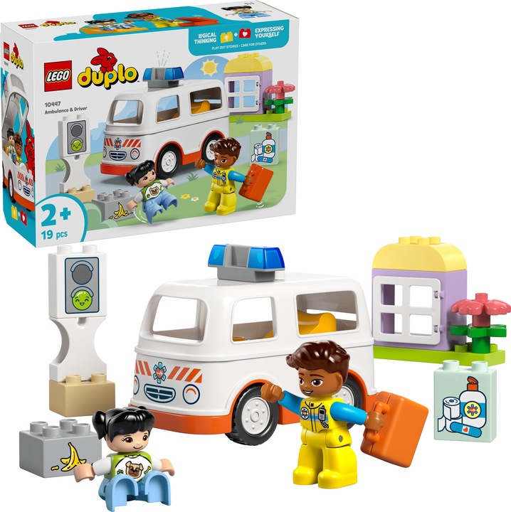Image du produit LEGO Rettungswagen mit Fahrer (10447)