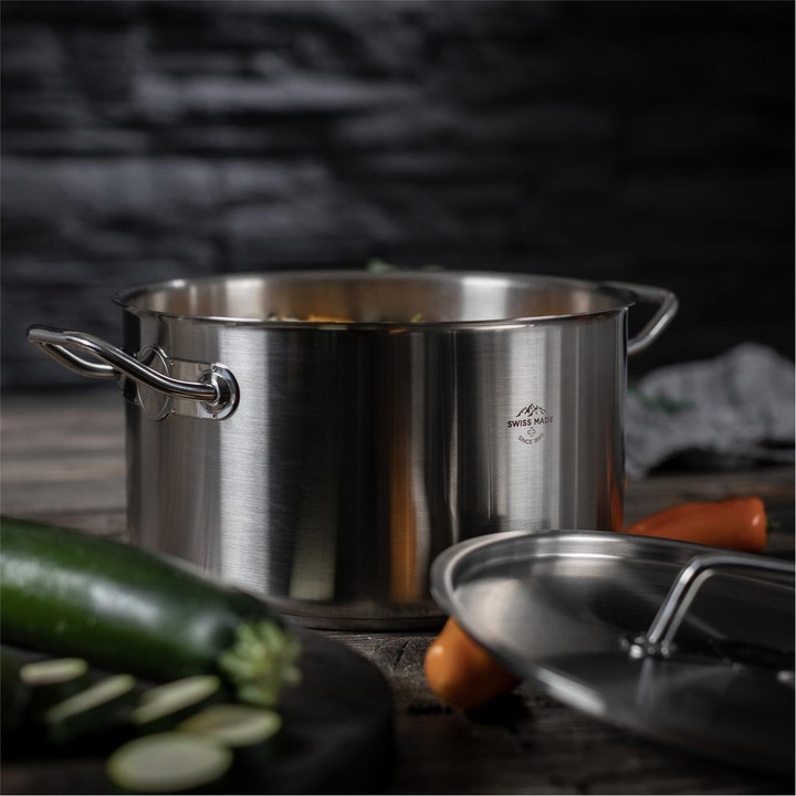 Image du produit Kuhn Rikon Montreux (22 cm, Casserole, Acier inoxydable)