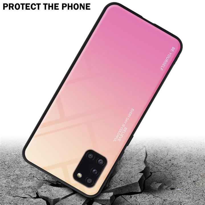 Actual product image Cadorabo TPU 2 colors glass cover (Samsung Galaxy A31)