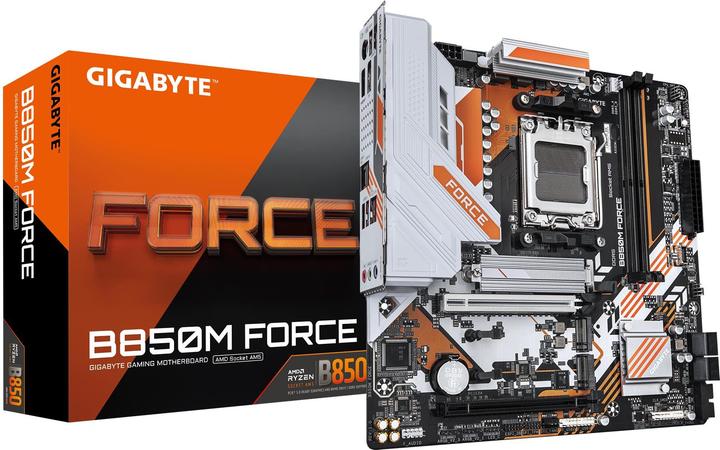 Gigabyte Carte mère|AMD B850|SAM5|Micro-ATX|Mémoire DDR5|Slots mémoire 2|B850MFORCE