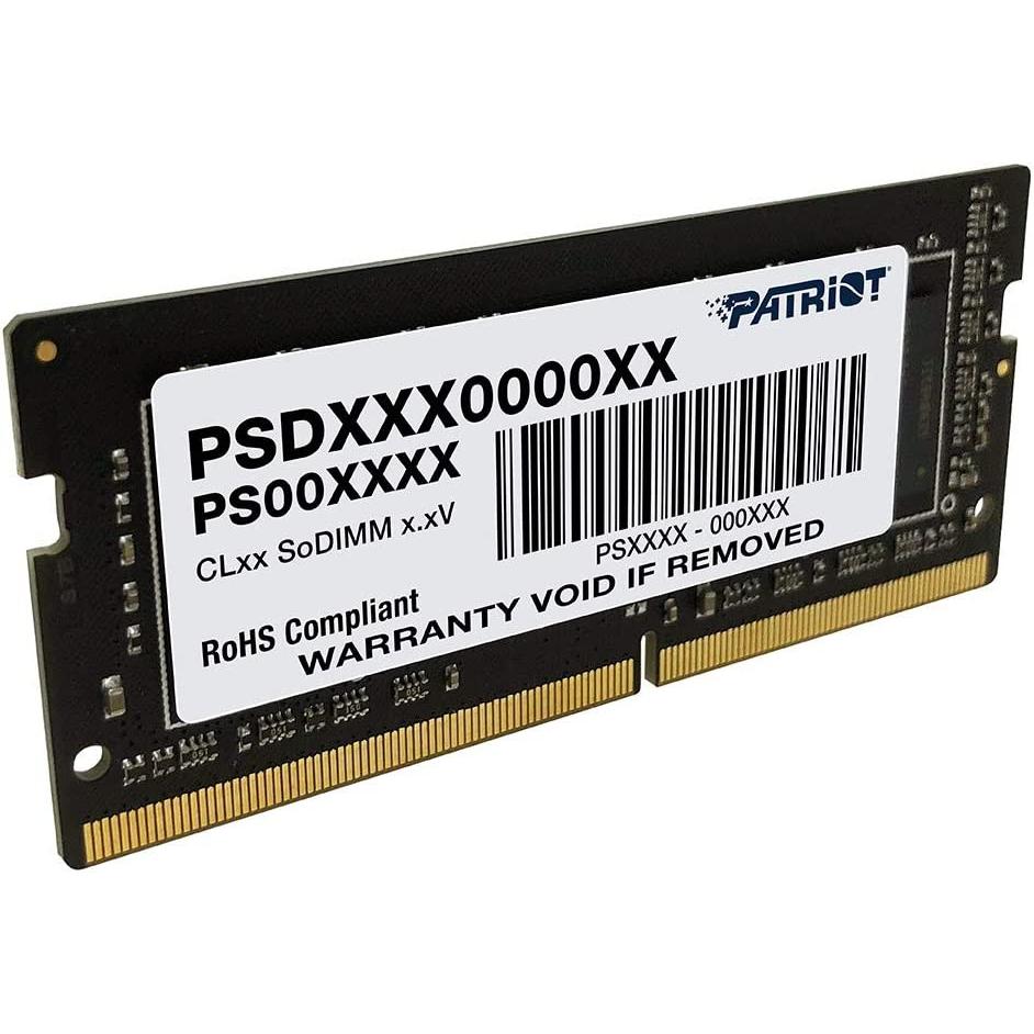 Thumbnail - Patriot Signature PSD416G240081S Speichermodul GB DDR4 (1 x 16GB, 2400 MHz, DDR4-RAM, SO-DIMM), RAM