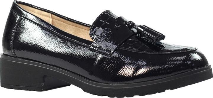 Lunar Halbschuhe Vivi Patent Kunstleder (41)