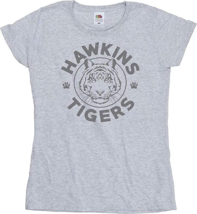 Produktbild Netflix Stranger Things Hawkins Grey Tiger TShirt (L)