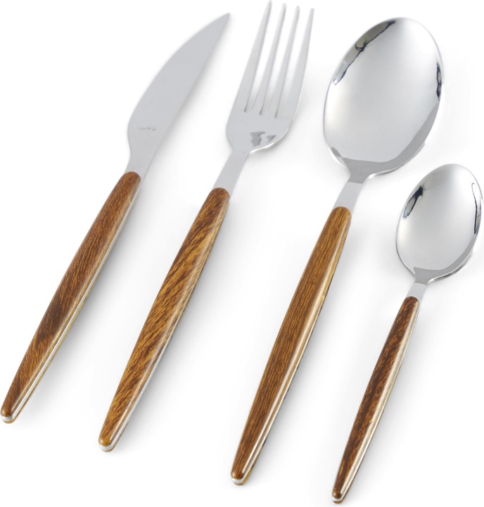 Acciaio inox/legno