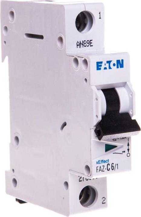 Produktbild Eaton Sicherungsautomat 1-polig Typ C 6A