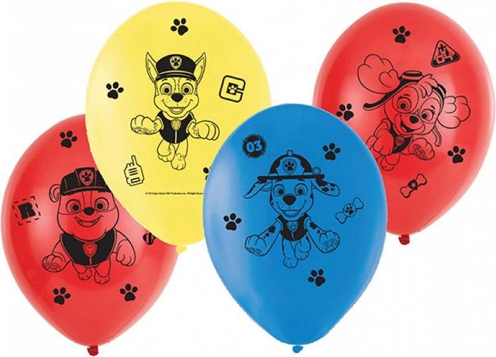 Actual product image Paw Patrol Balloons (6 x)