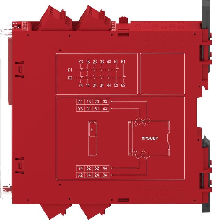 Produktbild Schneider Electric XPSUEP14AC KONTAKTERWEIT 4S 2Ö 24V FZ Sicherheitsrelais