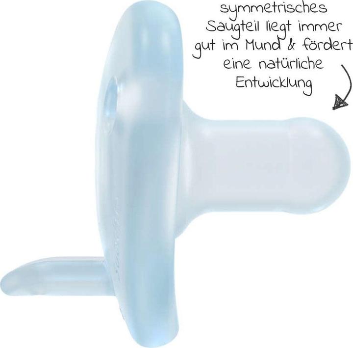 Actual product image Philips Avent Curved Soothie (2x, 0 - 6 Months)