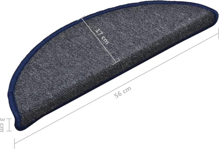 Immagine prodotto vidaXL Treppenmatte (56 x 17 cm)