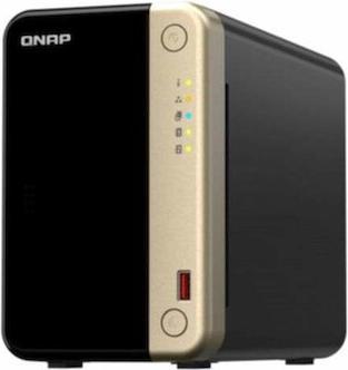 Productafbeelding Captiva NAS-server Q75-869 (QNAP TS-264-8G / 8GB RAM / 2-Bay 4TB met 2x 2 TB Seagate IronWolf) (2 x 2 TB, Seagate Ironwolf)
