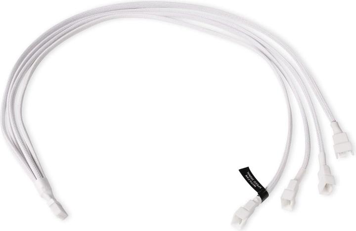 Alphacool LK Y-Splitter 4-Pin auf 4x 4-Pin PWM 60cm wei?? (Weiss)