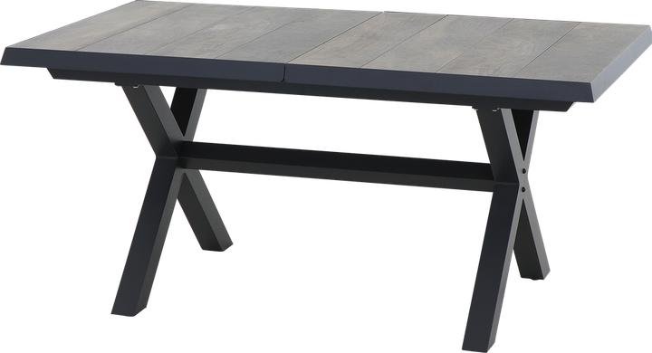 Produktbild Siena Garden Sincro Ausziehtisch 160/200x90cm matt anthrazit / washed grey (160 cm)