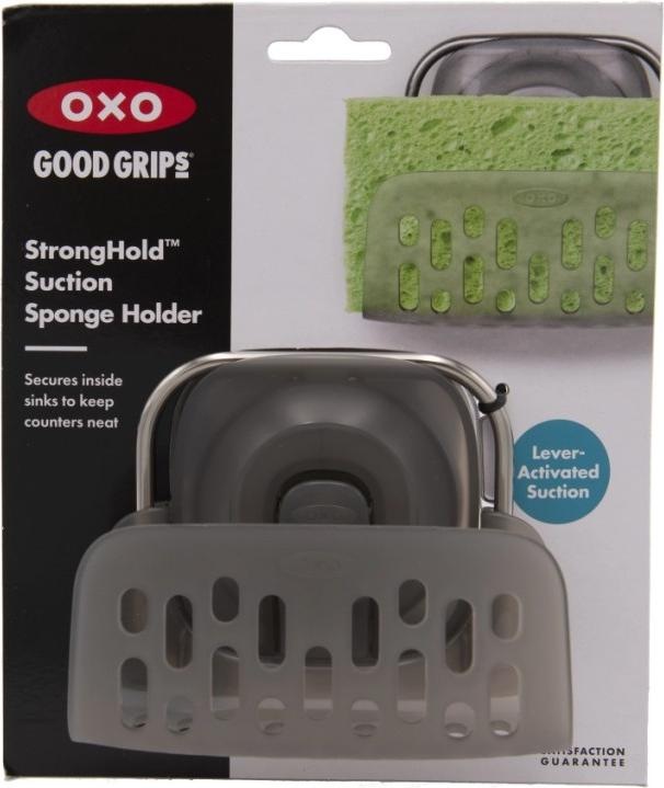 Immagine prodotto OXO Porta spugne con supporto a ventosa Grigio