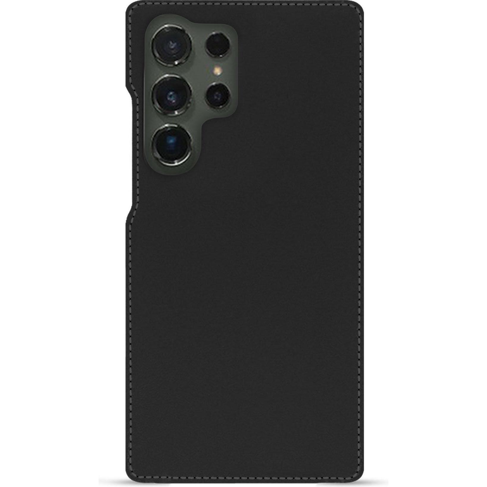 Thumbnail - Noreve Lederschutzhülle (Samsung Galaxy S24 Ultra), Smartphone Hülle, Schwarz