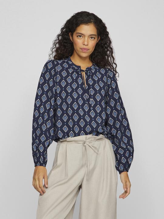 Produktbild Vila Gemustertes Oberteil mit langen Ärmeln (34)