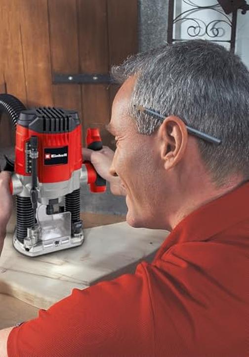 Actual product image Einhell Supported Electric Bosser frees TC-RO 1155 Kit - 1100 W - 6 and 8 mm squeeze - Speed ​​arrangement -