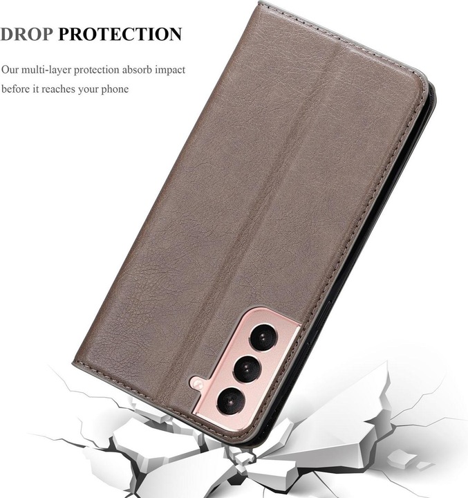 Produktbild Cadorabo Book Invisible Magnet Cover (Samsung Galaxy S21+)