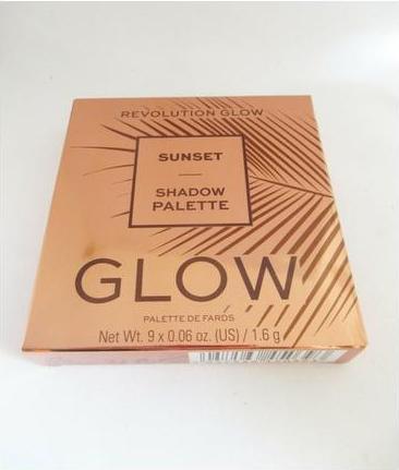 Actual product image Makeup Revolution Revolution Beauty Glow Sunset Palette 1.6g
