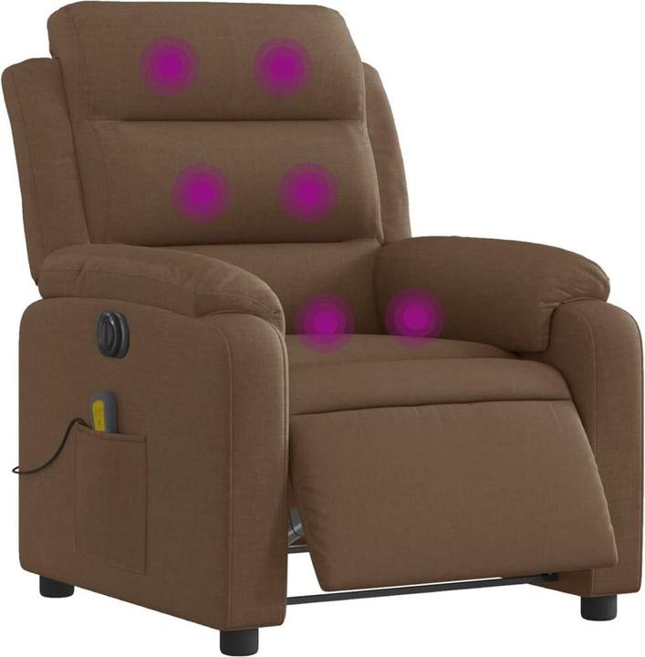 Produktbild vidaXL Massagesessel Elektrisch Stoff