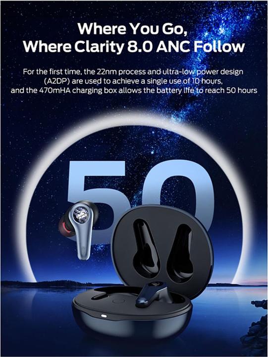 Image du produit Monster Clarté 8.0 ANC (ANC, 10 h, Filaire)