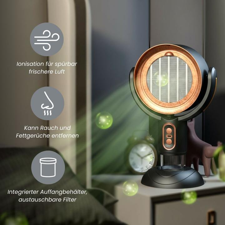 Produktbild Hermex Luftreiniger für den Tisch USB-Rauchabzug Rauchfilter Ölfilter
