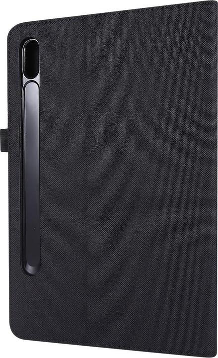 Produktbild König Design Schutz Tablet Hülle für Samsung Galaxy Tab S7 FE Case Cover Tasche Etuis Schwarz (Galaxy Tab S7 FE)