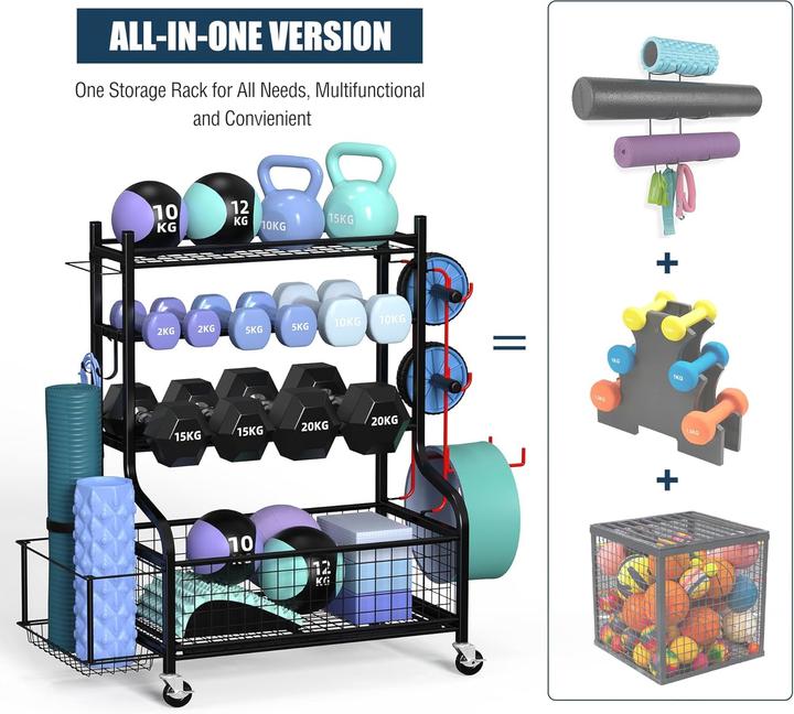 Image du produit Zachvo Aufbewahrungsregal für Gym-Equipment
