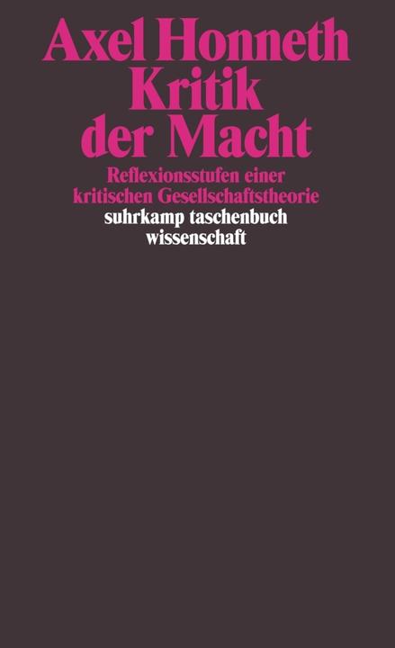 Produktbild Kritik der Macht (Deutsch, Axel Honneth, 1988)