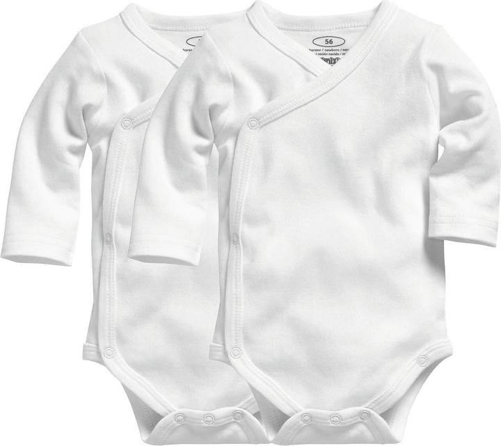 Playshoes Wickel-Langarm-Body 2er Set Gr. 50 (50)