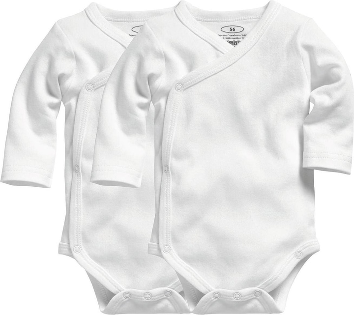 Playshoes Wickel-Langarm-Body 2er Set Gr. 50 (50)
