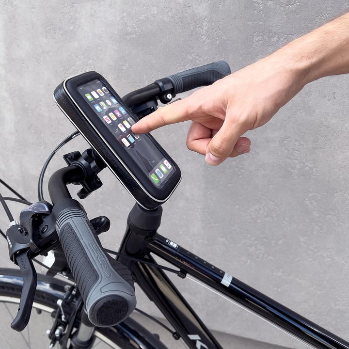 Produktbild Wozinsky phone holder for bike, motorcycle, scooters black (WBHBK7)