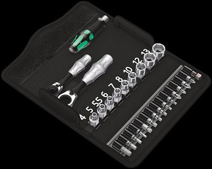 Produktbild Wera Kraftform Kompakt Zyklop Mini 2 (6 mm, 12 mm, 10  mm, 7 mm, 11 mm, 5 mm, 8 mm, 9 mm, 13 mm, 4 mm)