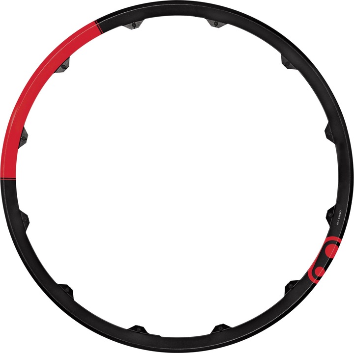 Crankbrothers Wheel Rim Felge, 29", Opium, Level 3, Speichenlänge 166mm, 26mm, black/red (1.02")