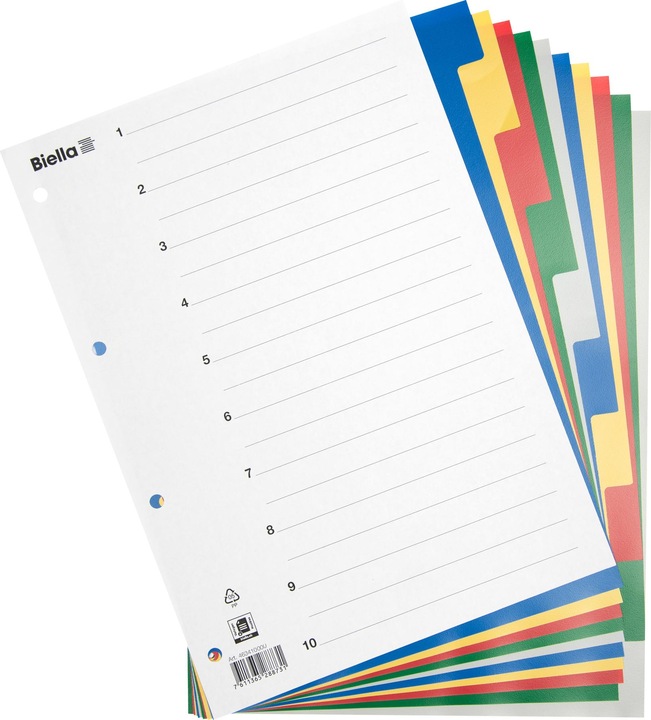 Immagine prodotto Biella Registrare il formato completo da PP, colorato