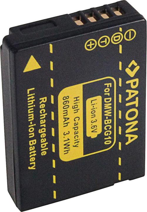 Actual product image Patona Battery for Panasonic DMW-BCG10E (Camera battery)