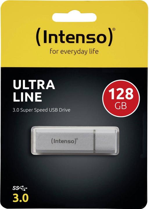 Produktbild Intenso 128GB Ultra Line USB 3.0 Stick silber Aluminium (128 GB)