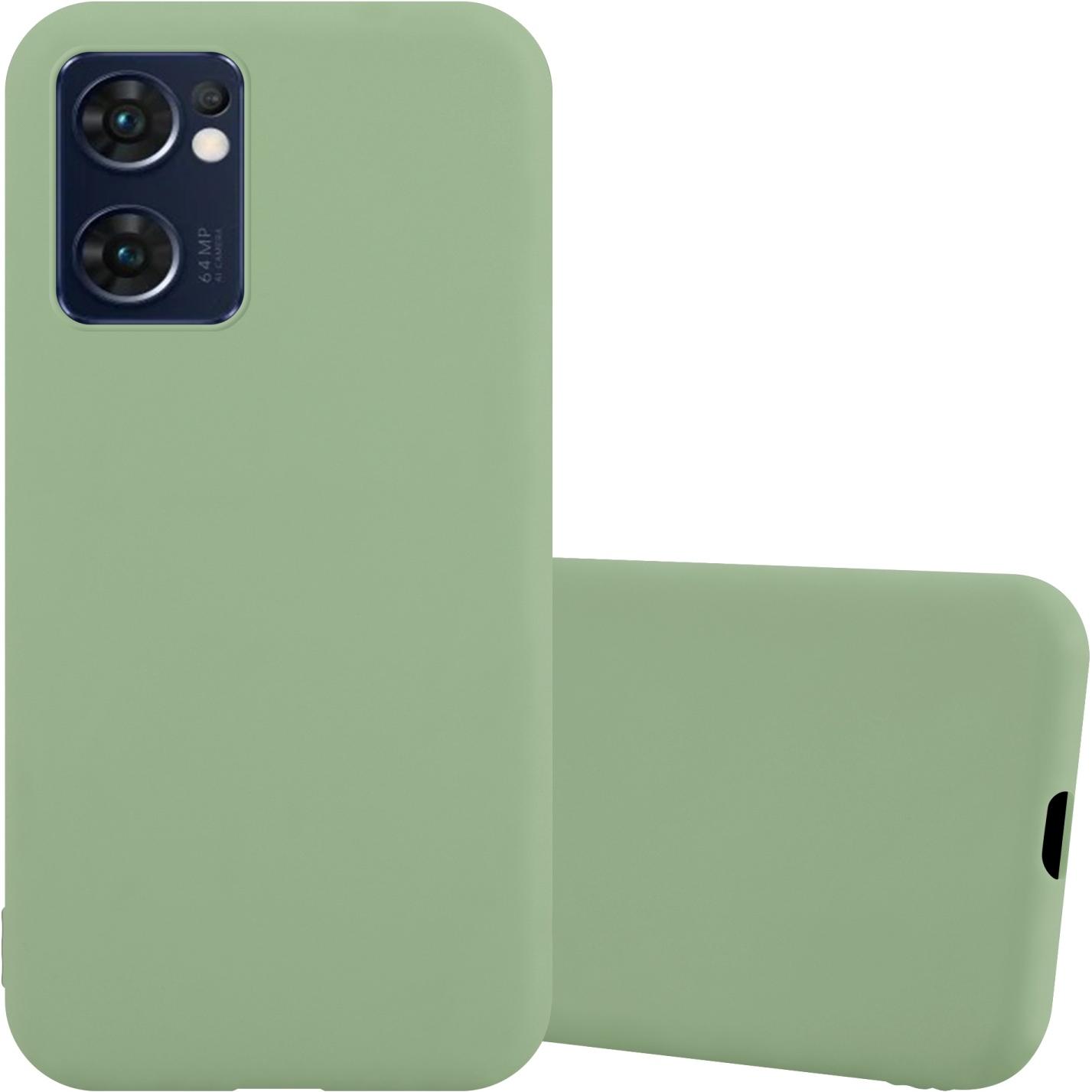 Cadorabo TPU Candy Hülle für Oppo FIND X5 LITE / Reno7 5G (OPPO Reno7 Z 5G, Oppo Find X5 Lite), Smartphone Hülle, Grün