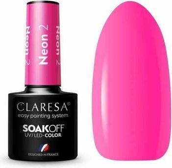 Actual product image Claresa Soak Off UV/LED Neon hybrid lacquer 2 5g (Neon, UV gel varnish)
