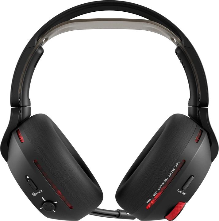 Actual product image Skullcandy Crusher Plyr 720 Wireless Gaming Headphones, black (Wireless)