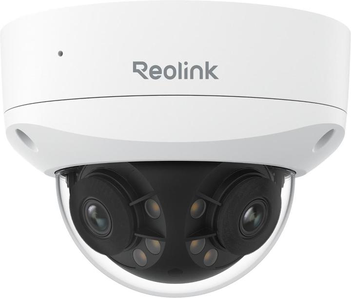 Reolink Duo Outdoor Vandal-Dome-Kamera 16 MP, 180°, IR-LED 30m, IK10, PoE (7680 x 2160 Pixel)