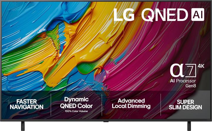 Image du produit LG 86QNED80A3A (86", QNED, 4K, 2025)