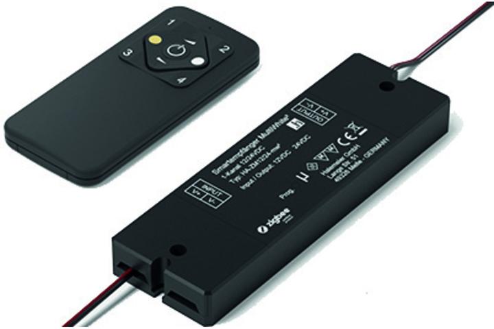 Produktbild Halemeier 1-Kanal Funk-Schalter/Dimmer S-Mitter Basic MultiWhite Smart