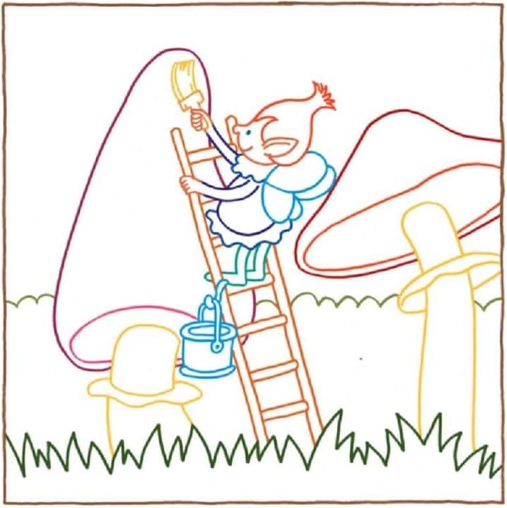 Produktbild Zauberpapier Malbuch im Feenwald